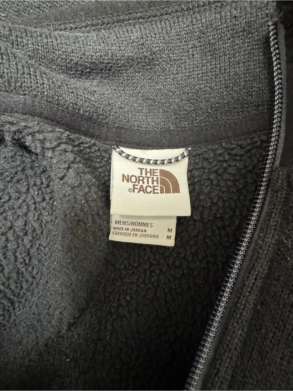 The North Face Gordon Lyons Sweater Fleece Quarter Zip Button Pocket Mens Med
